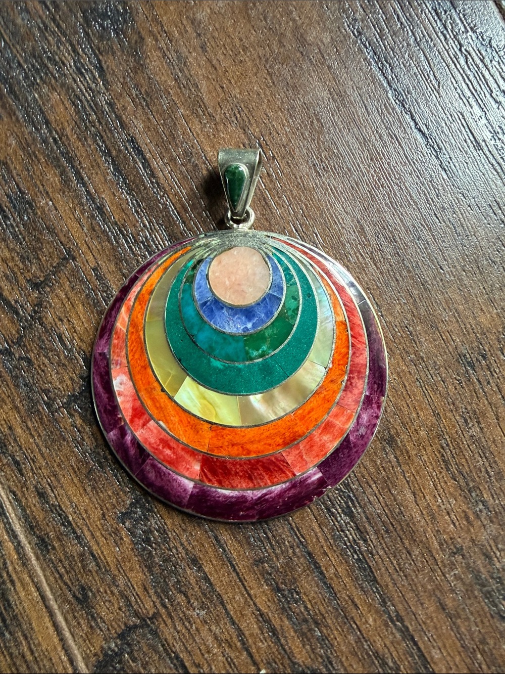 Sterling Silver Multicolor Charm